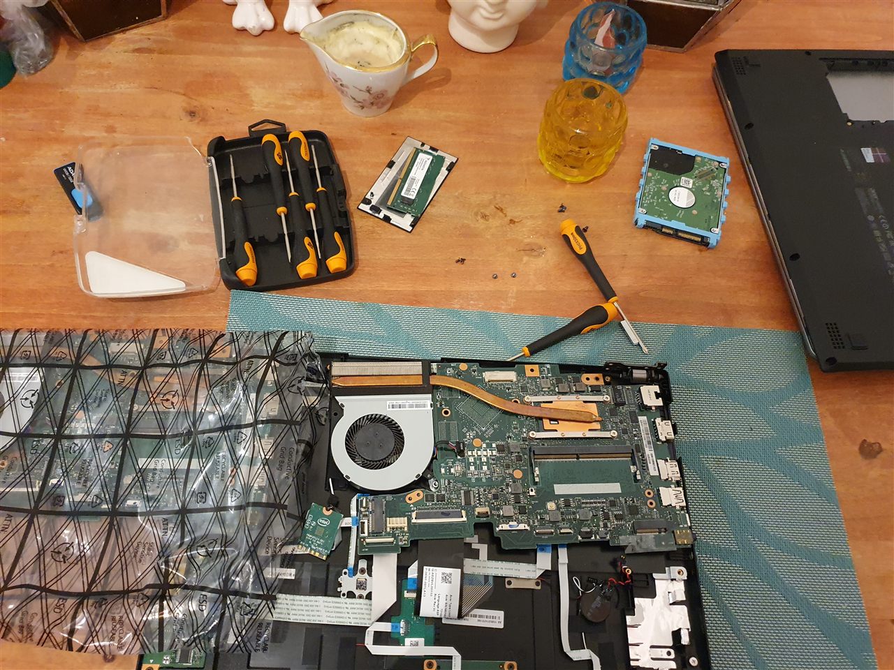 Puesta a punto y recuperación de notebooks